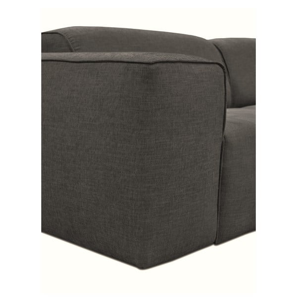Tamsiai pilka trijų vietų sofa Cosmopolitan Design Phoenix-image-4