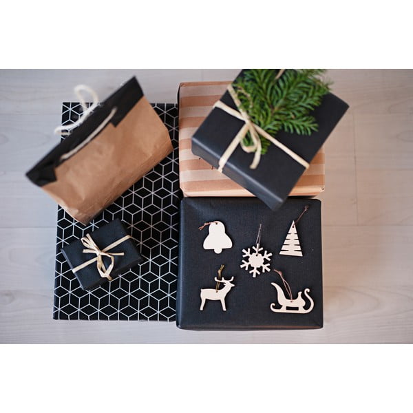 10 medinių kalėdinių papuošimų rinkinys Spira Medium-image-2