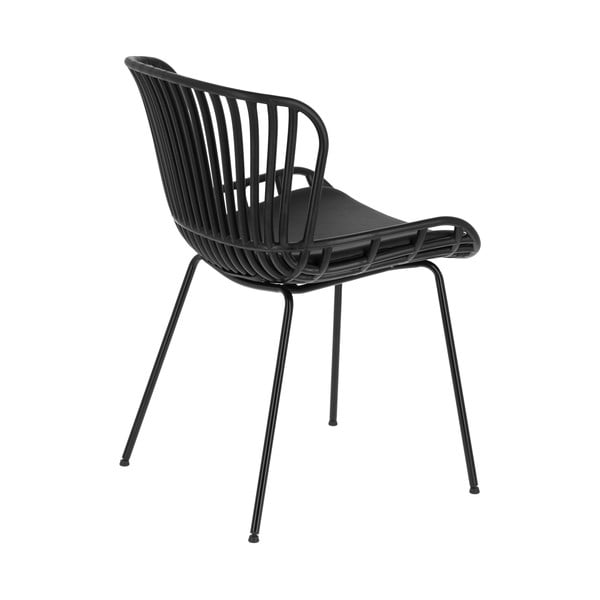 Juoda sodo kėdė su plienine konstrukcija Kave Home Surpik-image-3