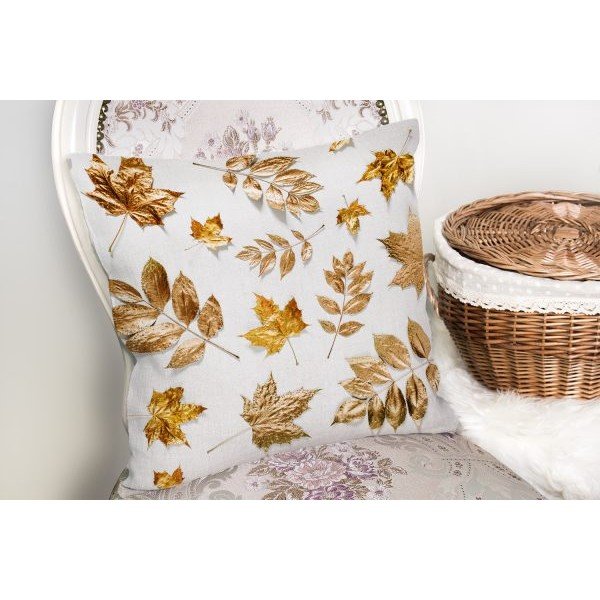 Pagalvės užvalkalas Minimalist Cushion Covers Golden Leaf, 42 x 42 cm-image-2