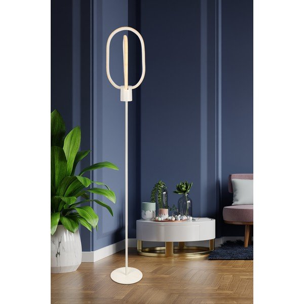 Baltos spalvos pastatomas šviestuvas LED (aukštis 132 cm) Goktug – Squid Lighting-image-1
