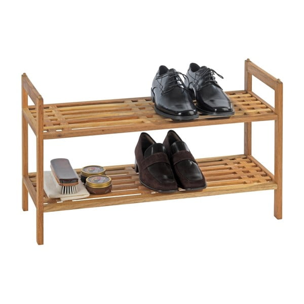 Iš riešutmedžio masyvo spintelė batams natūralios spalvos Norway – Wenko-image-1