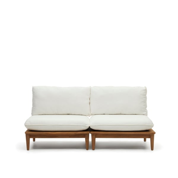 Balta sodo sofa iš tikmedžio medienos Portitxol - Kave Home