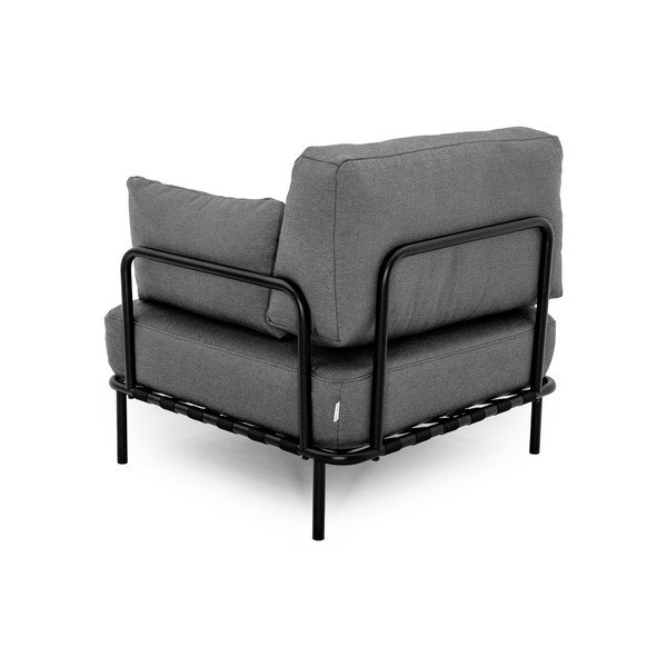 Paminkštinto audinio sodo krėslas tamsiai pilkos spalvos Salve – Sit Sit-image-4