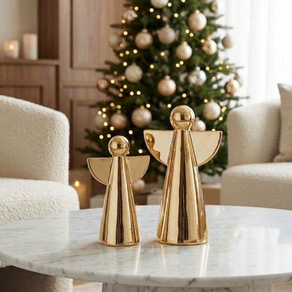 Iš porceliano kalėdinė statulėlė (aukštis 20 cm) Dunster  – Bizzotto-image-1