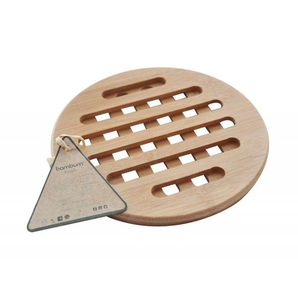 Bambukinis kilimėlis Bambum Pinoli, ⌀ 18 cm-image-1