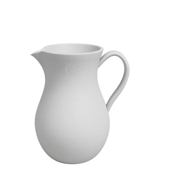 Iš keramikos rankų darbo vaza baltos spalvos (aukštis 30 cm) Harmonia – Artevasi