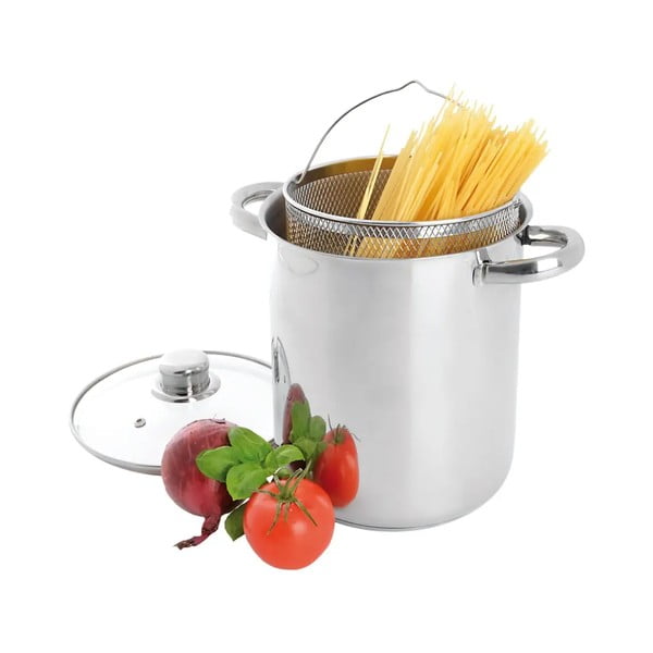 Indukcinis nerūdijančio plieno puodas su dangčiu 4 l Anett - Orion-image-1