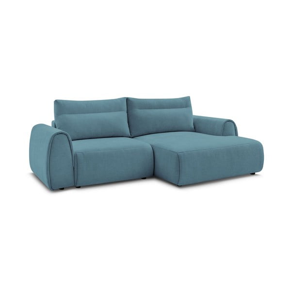 Kampinė sofa mėlynos spalvos Aden – Bobochic Paris-image-3