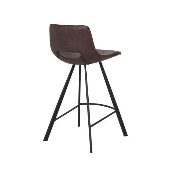 Tamsiai ruda baro kėdė Canett Coronas, aukštis 87 cm-image-1