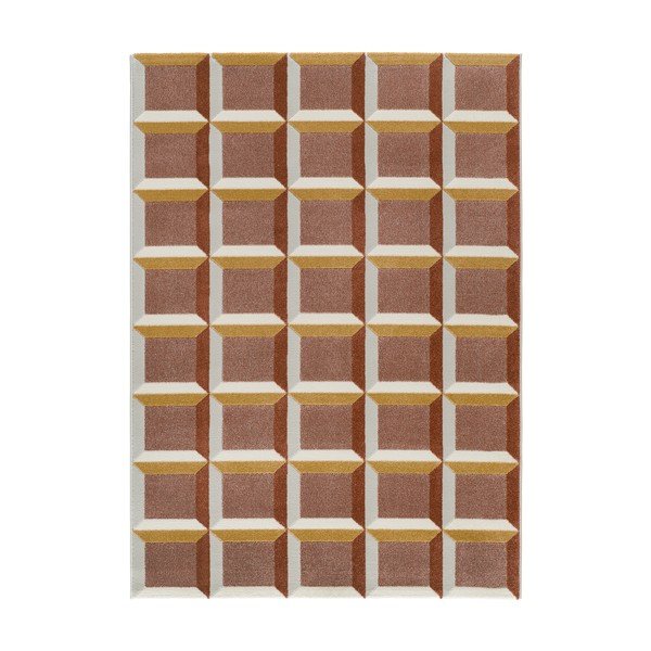 Terakotos spalvos kilimas 80x150 cm Amara – Universal