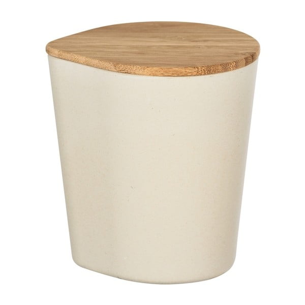 Smėlio spalvos laikymo dėžutė su bambukiniu dangteliu Wenko Derry, 750 ml-image-1
