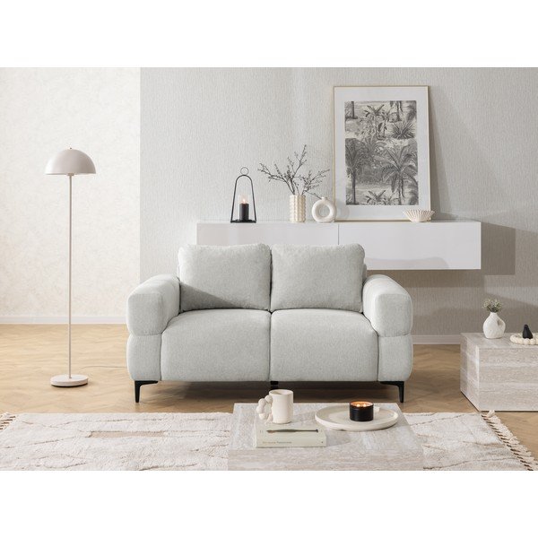 Šviesiai pilkos spalvos sofa 154 cm Helio – Ropez-image-3
