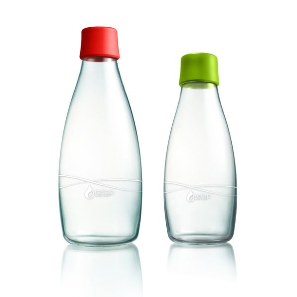 Dviejų "ReTap" buteliukų rinkinys - raudonas ir žalias