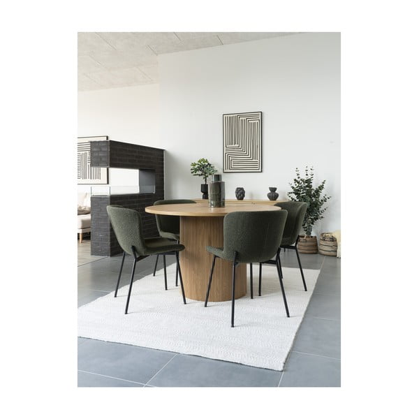 Apvalios formos valgomojo stalas iš tuopos ø 120 cm Boavista – House Nordic-image-2