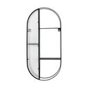 Iš metalo kelių aukštų sieninė lentyna juodos spalvos 32 cm Newcastle – House Nordic