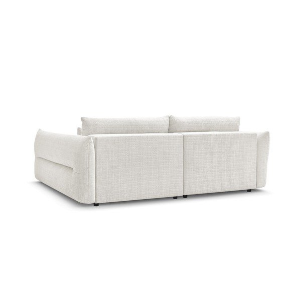 Baltos spalvos sofa iš šenilinio audinio 276 cm Neil – Bobochic Paris-image-4