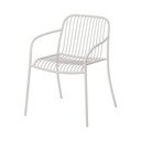 Šviesiai pilkos spalvos metalinė sodo kėdė Yua Wire – Blomus