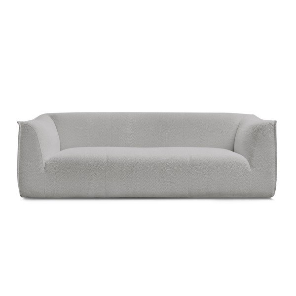 Šviesiai pilkos spalvos iš boucle sofa 242 cm Giorgia – Bobochic Paris