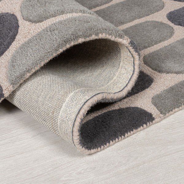 Pilkas vilnonis kilimas Flair Rugs Fossil, 160 x 230 cm-image-1