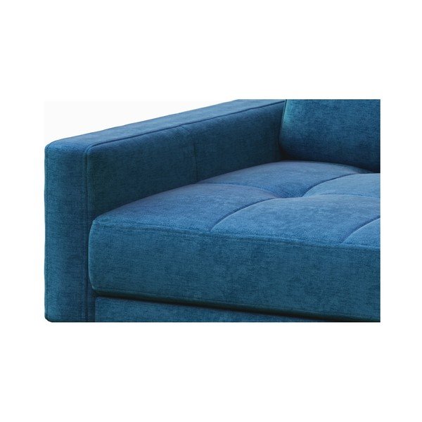Mėlynas fotelis su medinėmis kojomis MESONICA Musso Tufted-image-3