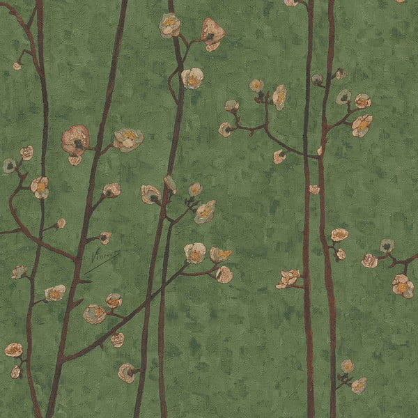 Tapetai iš vilnos 10 m x 53 cm Blossom – Vavex