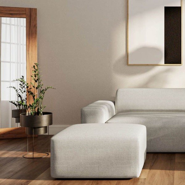 Smėlio spalvos kampinė sofa (su dešiniuoju kampu/su gultu) Villet – Rodier-image-4