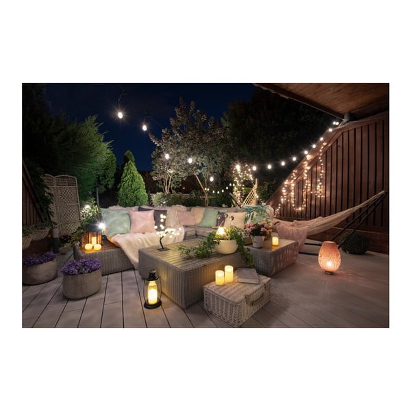 Juoda LED lempučių girlianda DecoKing Bulb, 10 lempučių, ilgis 2,2 m-image-4