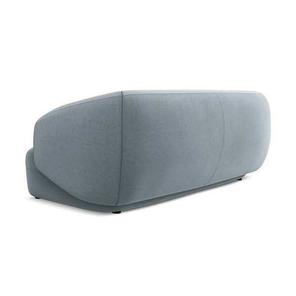 Šviesiai mėlynos spalvos iš velveto sofa 212 cm Moana – Makamii-image-4