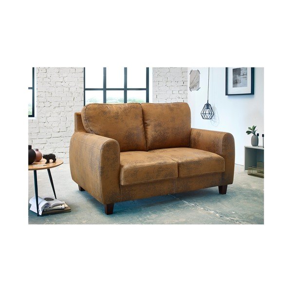 Ruda dvivietė sofa "Bobochic Paris Felicita-image-2