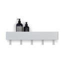 Sieninė iš plieno vonios lentyna baltos spalvos Multi – Spinder Design