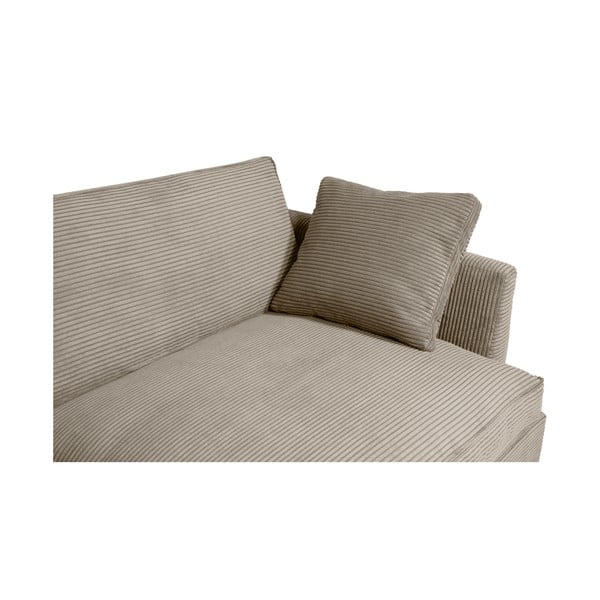 Sofa iš kordinio velveto smėlio spalvos 132 cm Mobby – Scandic-image-4