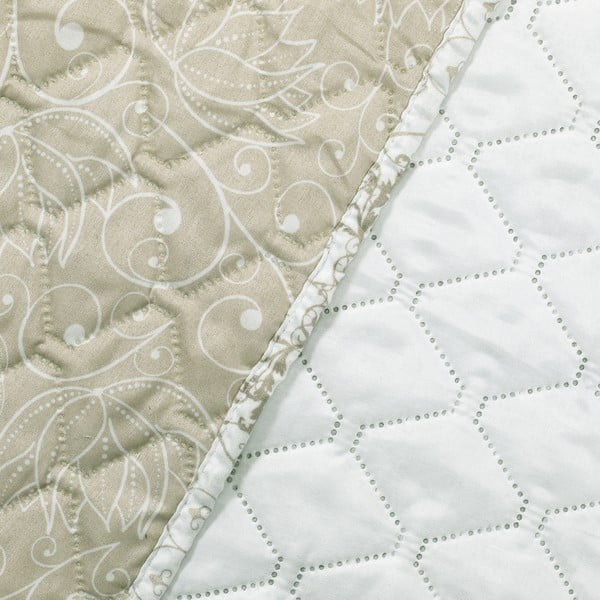 Šviesiai ruda dvipusė mikropluošto lovatiesė DecoKing Malaga, 170 x 270 cm-image-4