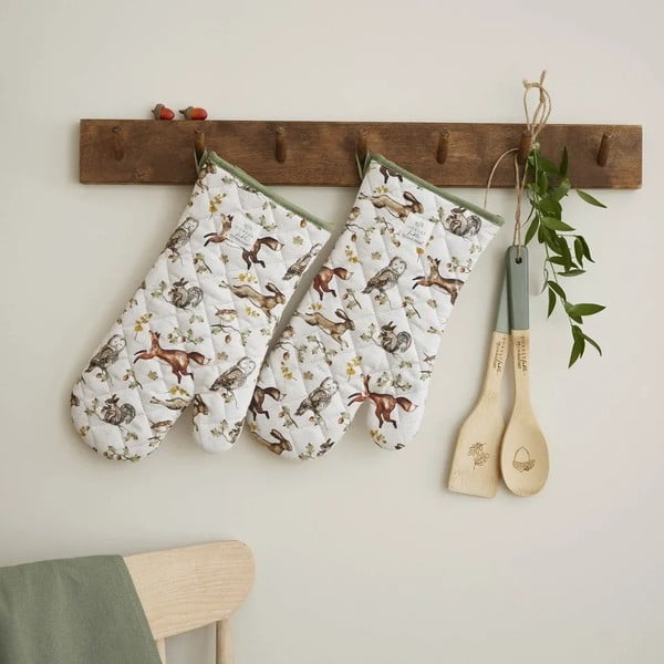 Iš medvilnės virtuvės pirštinės rinkinyje 2 vnt. Forest Fable – Cooksmart ®-image-1