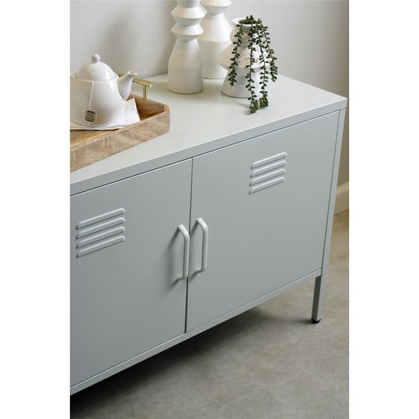 Iš metalo spintelė žalios spalvos 100x64x40 cm Mission District – Støraa-image-1