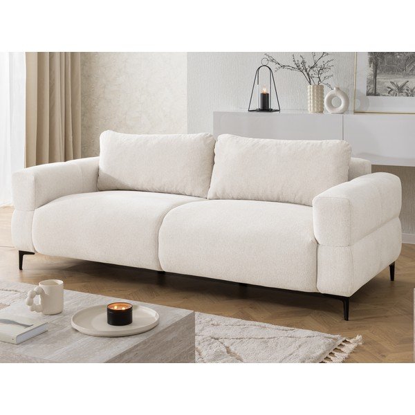 Baltos spalvos sofa 217 cm Helio – Ropez-image-1