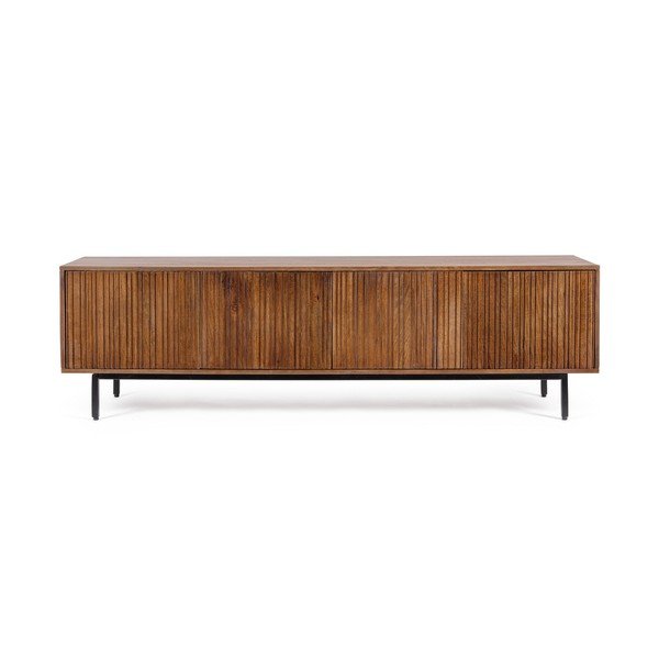 Natūralios spalvos iš mango masyvo TV spintelė 170x50x40 cm Tadita – Bizzotto