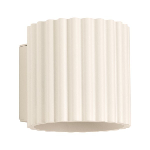 Kreminės spalvos sieninė lempa ø 10 cm Zora – Sollux