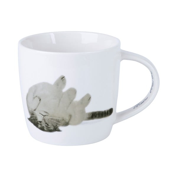 Iš porceliano  puodelis baltos spalvos 400 ml Upside Down Cat – Maxwell & Williams