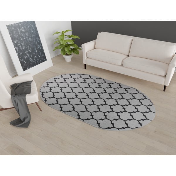 Skalbiamas kilimas tamsiai pilkos spalvos 120x180 cm – Vitaus-image-1