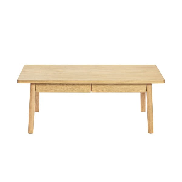 Kavos staliukas natūralios spalvos iš ąžuolo 60x120 cm Nice – Woodman-image-2