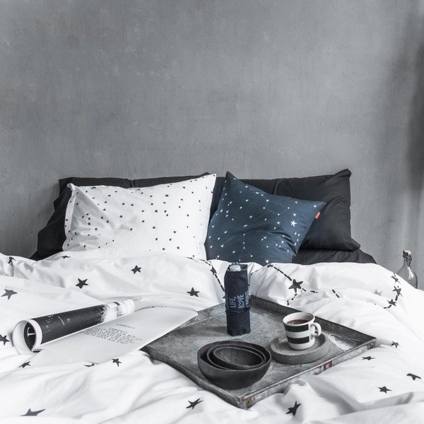 Medvilninis antklodės užvalkalas Blanc Constellation, 240 x 260 cm-image-2