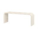 Smėlio spalvos metalinis sodo suoliukas Nokk – noo.ma