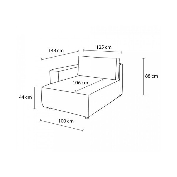 Modulinė sofa žalios spalvos iš kordinio velveto (su kairiuoju kampu) Nihad modular – Bobochic Paris-image-4