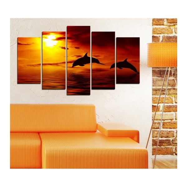 Kelių dalių 3D Art Letento paveikslas, 102 x 60 cm-image-1