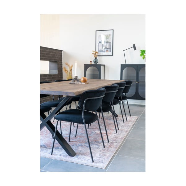 Valgomojo stalas su ąžuolo masyvo stalviršiu 95x240 cm Toulon – House Nordic-image-2