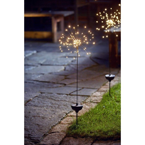 Saulės energija veikiantis lauko šviestuvas su baltais LED Best Season Firework-image-1