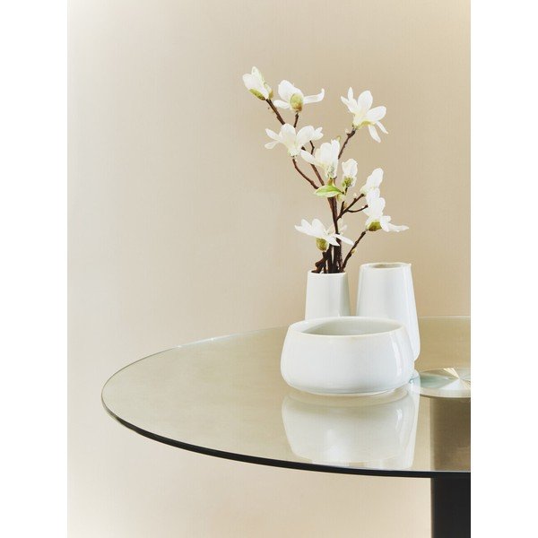 Apvalios formos valgomojo stalas su stikliniu stalviršiu ø 90 cm Metropolitan – Premier Housewares-image-2