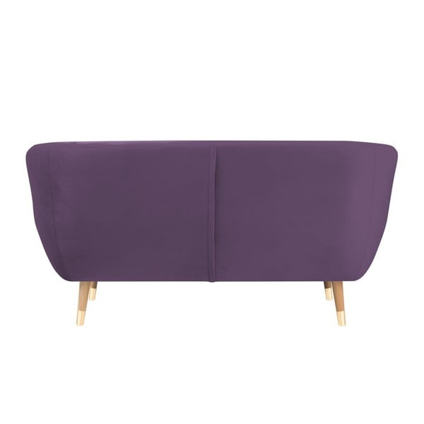 Violetinio aksomo sofa Mazzini Sofas Benito, 158 cm-image-4