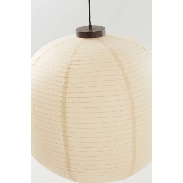 Smėlio spalvos iš popieriaus kabantis šviestuvas ø 65 cm Selma – Jotex-image-3